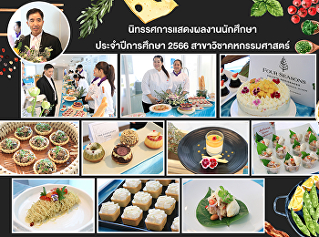 นิทรรศการแสดงผลงานนักศึกษา
ประจำปีการศึกษา 2566
สาขาวิชาคหกรรมศาสตร์